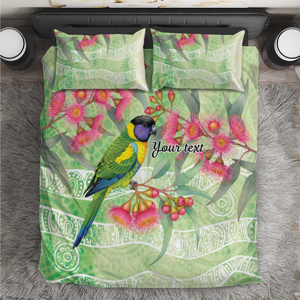 Australian Rainbow Lorikeet and Eucalyptus Bedding Set Spirit of Aussie Aboriginal Dot Art - Aussie Hoodie