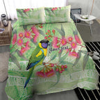 Australian Rainbow Lorikeet and Eucalyptus Bedding Set Spirit of Aussie Aboriginal Dot Art - Aussie Hoodie