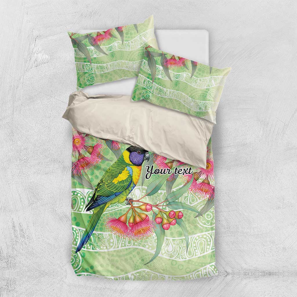 Australian Rainbow Lorikeet and Eucalyptus Bedding Set Spirit of Aussie Aboriginal Dot Art - Aussie Hoodie