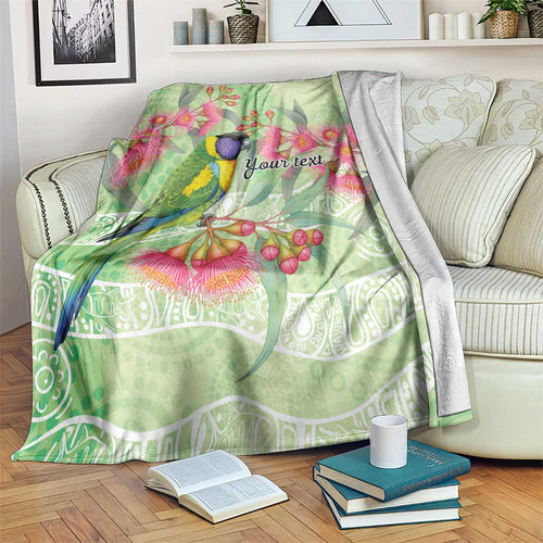 Australian Rainbow Lorikeet and Eucalyptus Blanket Spirit of Aussie Aboriginal Dot Art - Aussie Hoodie