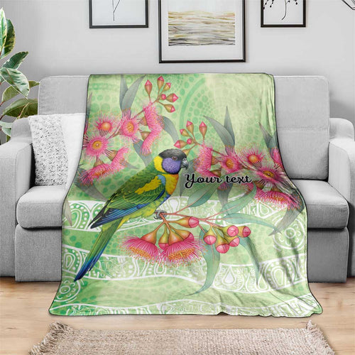 Australian Rainbow Lorikeet and Eucalyptus Blanket Spirit of Aussie Aboriginal Dot Art - Aussie Hoodie