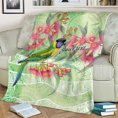 Australian Rainbow Lorikeet and Eucalyptus Blanket Spirit of Aussie Aboriginal Dot Art - Aussie Hoodie