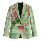 Australian Rainbow Lorikeet and Eucalyptus Blazer Spirit of Aussie Aboriginal Dot Art - Aussie Hoodie