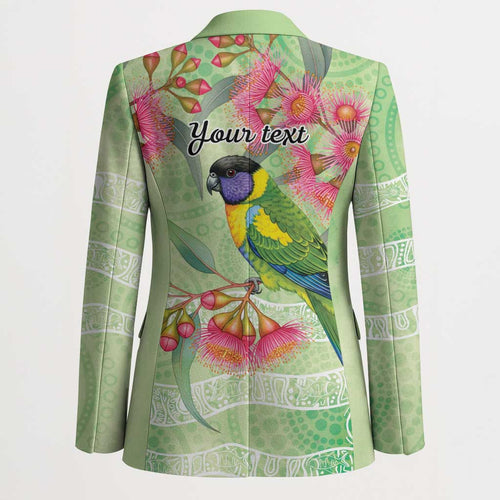 Australian Rainbow Lorikeet and Eucalyptus Blazer Spirit of Aussie Aboriginal Dot Art - Aussie Hoodie
