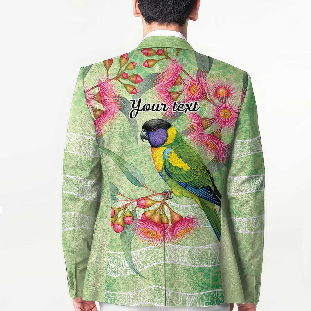 Australian Rainbow Lorikeet and Eucalyptus Blazer Spirit of Aussie Aboriginal Dot Art - Aussie Hoodie