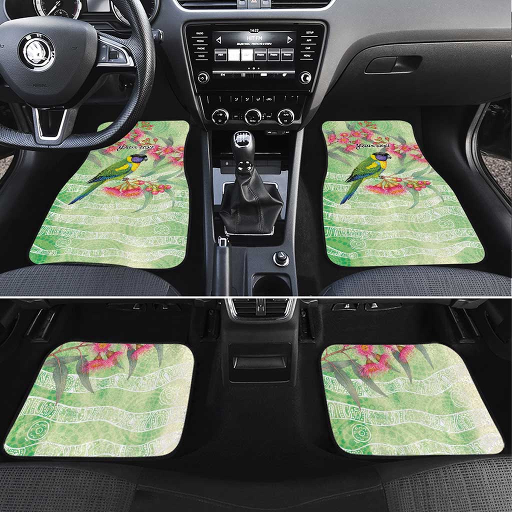 Australian Rainbow Lorikeet and Eucalyptus Car Mats Spirit of Aussie Aboriginal Dot Art - Aussie Hoodie