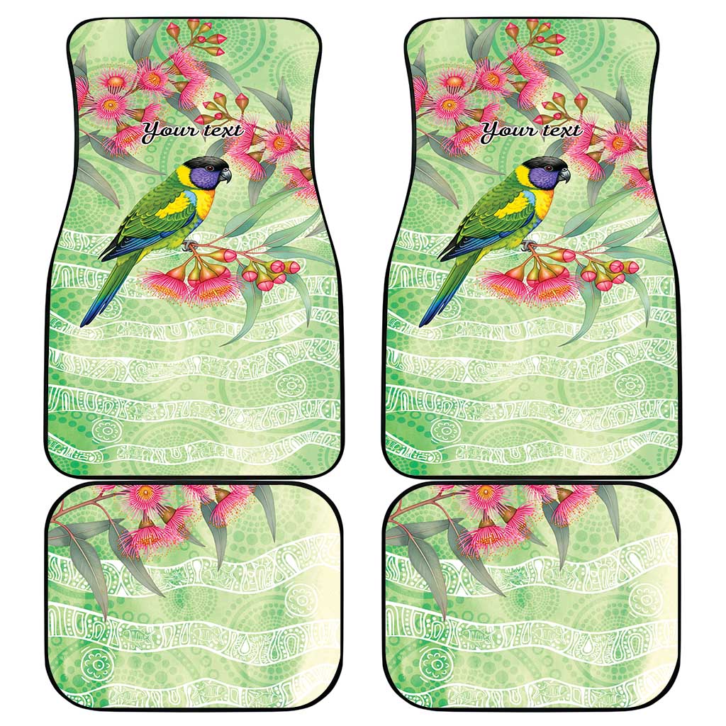 Australian Rainbow Lorikeet and Eucalyptus Car Mats Spirit of Aussie Aboriginal Dot Art - Aussie Hoodie