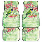 Australian Rainbow Lorikeet and Eucalyptus Car Mats Spirit of Aussie Aboriginal Dot Art - Aussie Hoodie