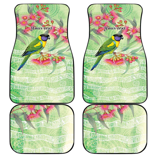 Australian Rainbow Lorikeet and Eucalyptus Car Mats Spirit of Aussie Aboriginal Dot Art - Aussie Hoodie