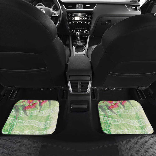 Australian Rainbow Lorikeet and Eucalyptus Car Mats Spirit of Aussie Aboriginal Dot Art - Aussie Hoodie
