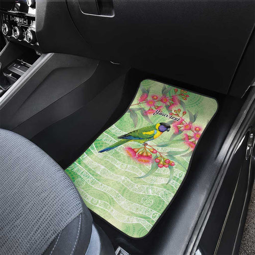Australian Rainbow Lorikeet and Eucalyptus Car Mats Spirit of Aussie Aboriginal Dot Art - Aussie Hoodie