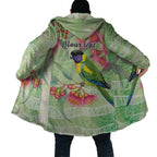 Australian Rainbow Lorikeet and Eucalyptus Cloak Spirit of Aussie Aboriginal Dot Art - Aussie Hoodie