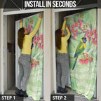 Australian Rainbow Lorikeet and Eucalyptus Door Cover Spirit of Aussie Aboriginal Dot Art - Aussie Hoodie