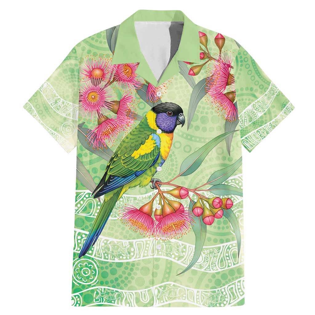 Australian Rainbow Lorikeet and Eucalyptus Family Matching Mermaid Dress and Hawaiian Shirt Spirit of Aussie Aboriginal Dot Art - Aussie Hoodie