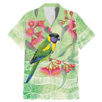 Australian Rainbow Lorikeet and Eucalyptus Family Matching Mermaid Dress and Hawaiian Shirt Spirit of Aussie Aboriginal Dot Art - Aussie Hoodie