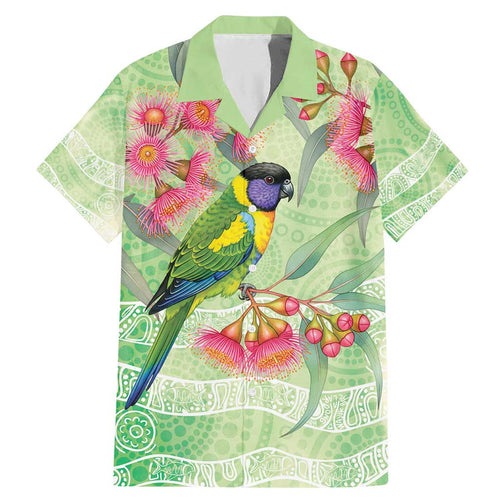 Australian Rainbow Lorikeet and Eucalyptus Family Matching Mermaid Dress and Hawaiian Shirt Spirit of Aussie Aboriginal Dot Art - Aussie Hoodie