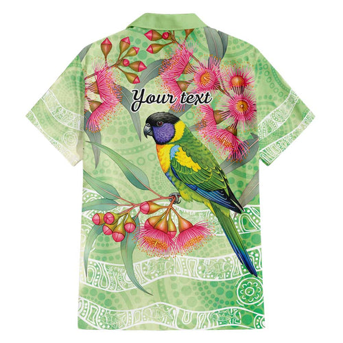 Australian Rainbow Lorikeet and Eucalyptus Family Matching Summer Maxi Dress and Hawaiian Shirt Spirit of Aussie Aboriginal Dot Art - Aussie Hoodie