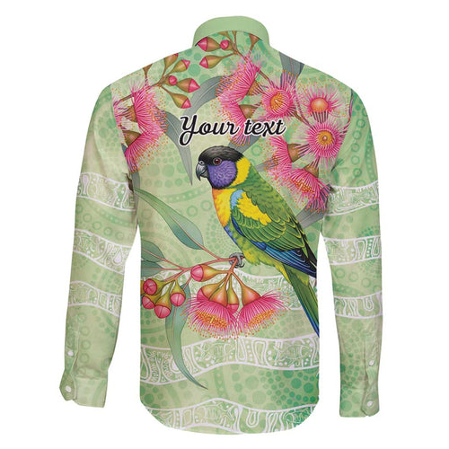 Australian Rainbow Lorikeet and Eucalyptus Family Matching Summer Maxi Dress and Hawaiian Shirt Spirit of Aussie Aboriginal Dot Art - Aussie Hoodie