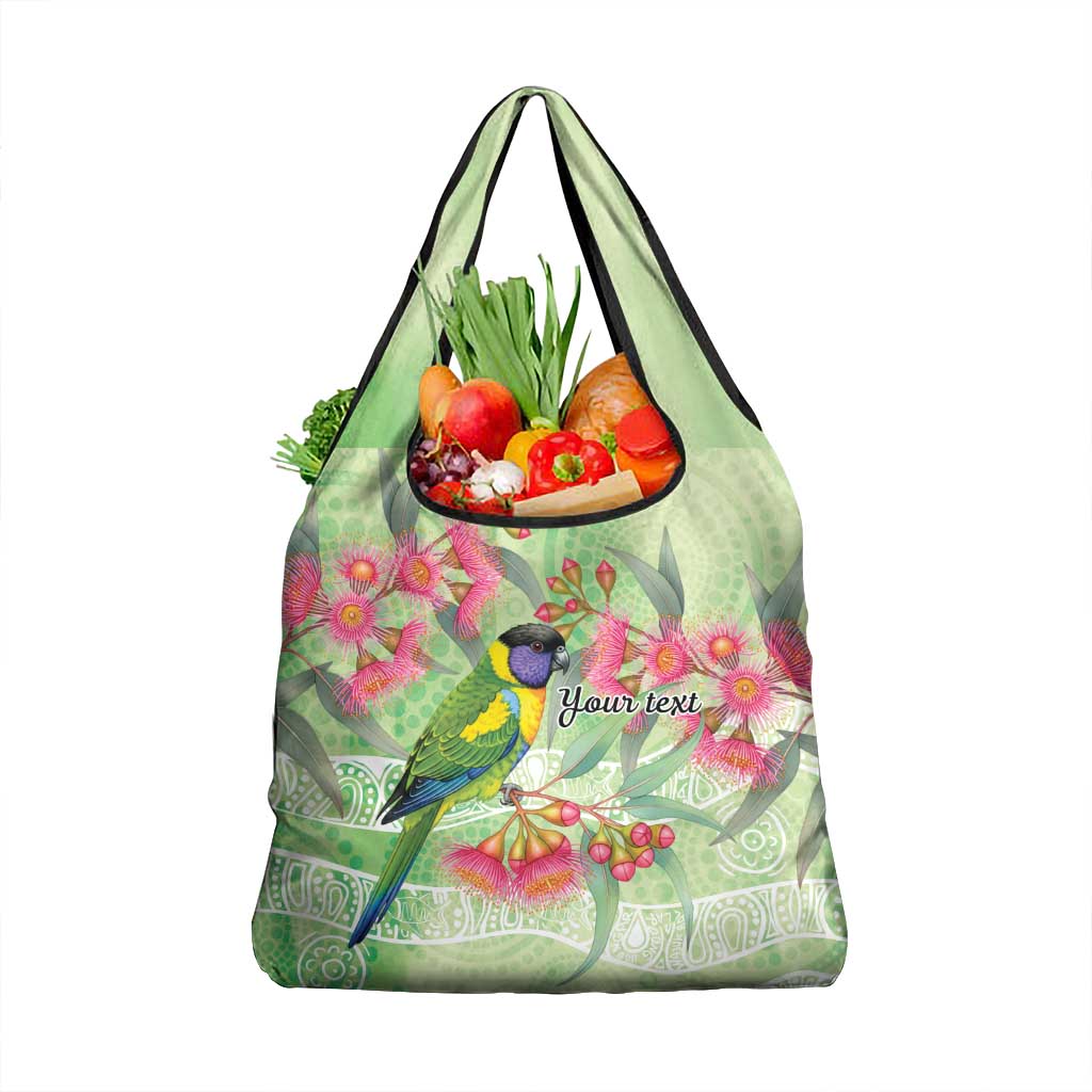 Australian Rainbow Lorikeet and Eucalyptus Grocery Bag Spirit of Aussie Aboriginal Dot Art - Aussie Hoodie