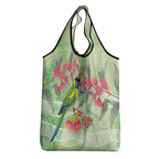 Australian Rainbow Lorikeet and Eucalyptus Grocery Bag Spirit of Aussie Aboriginal Dot Art - Aussie Hoodie