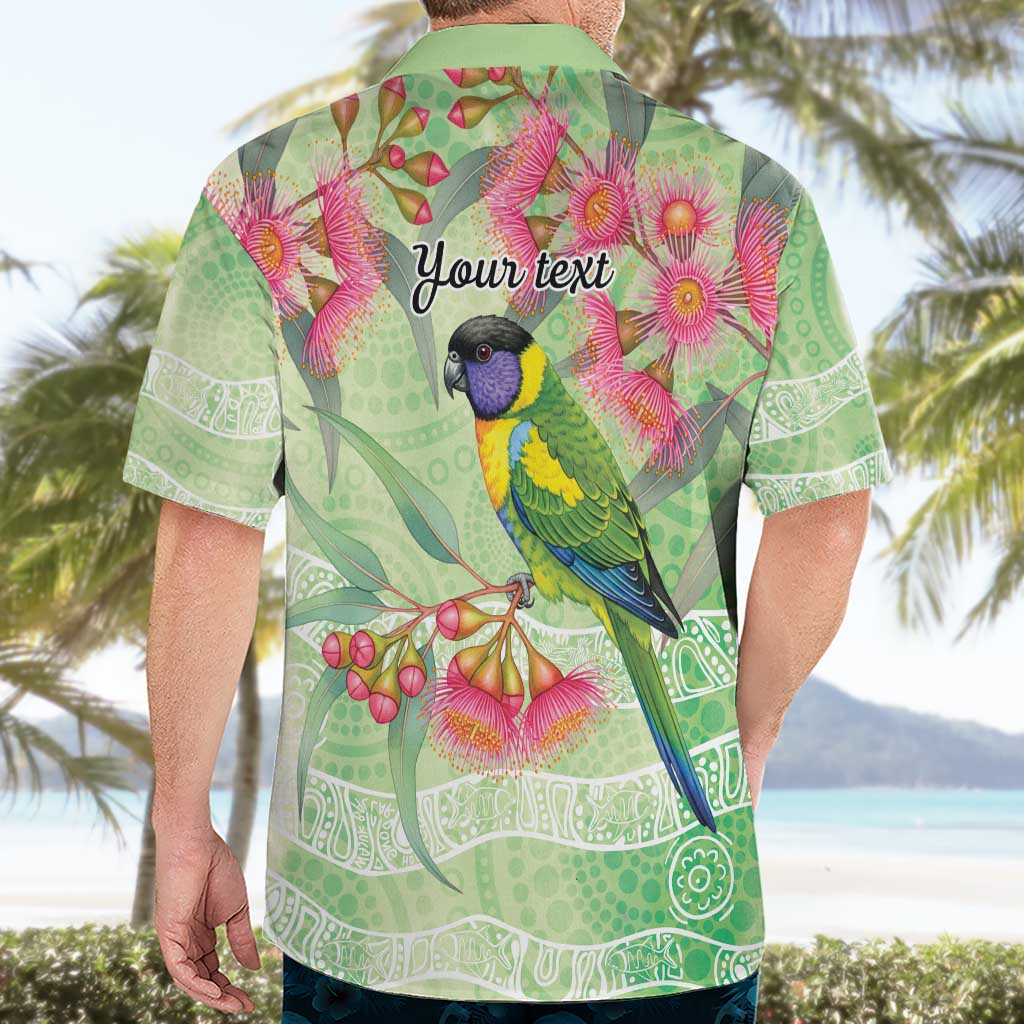 Australian Rainbow Lorikeet and Eucalyptus Hawaiian Shirt Spirit of Aussie Aboriginal Dot Art - Aussie Hoodie
