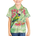 Australian Rainbow Lorikeet and Eucalyptus Hawaiian Shirt Spirit of Aussie Aboriginal Dot Art - Aussie Hoodie