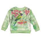 Australian Rainbow Lorikeet and Eucalyptus Kid Ugly Christmas Sweater Spirit of Aussie Aboriginal Dot Art - Aussie Hoodie