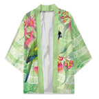 Australian Rainbow Lorikeet and Eucalyptus Kimono Spirit of Aussie Aboriginal Dot Art - Aussie Hoodie
