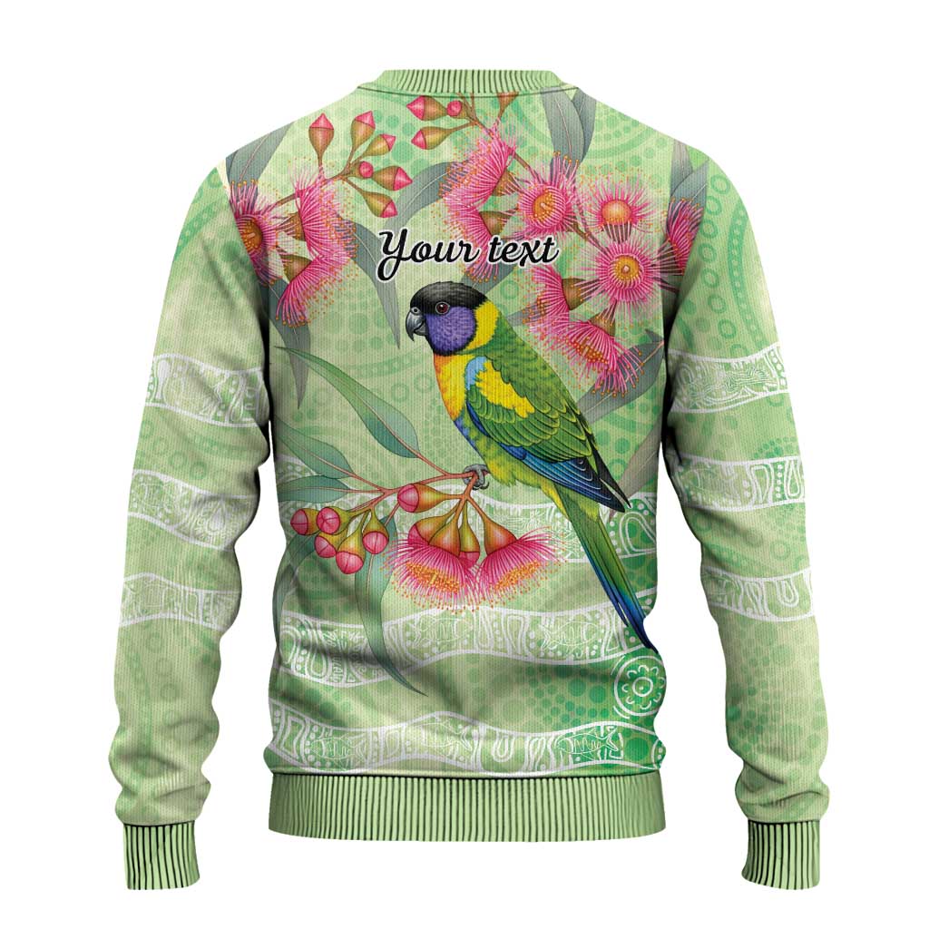 Australian Rainbow Lorikeet and Eucalyptus Ugly Christmas Sweater Spirit of Aussie Aboriginal Dot Art - Aussie Hoodie