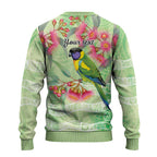 Australian Rainbow Lorikeet and Eucalyptus Ugly Christmas Sweater Spirit of Aussie Aboriginal Dot Art - Aussie Hoodie