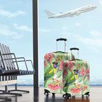 Australian Rainbow Lorikeet and Eucalyptus Luggage Cover Spirit of Aussie Aboriginal Dot Art - Aussie Hoodie