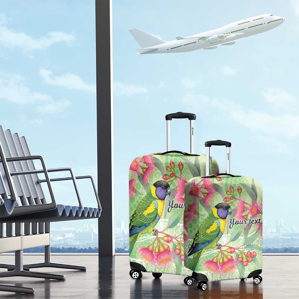 Australian Rainbow Lorikeet and Eucalyptus Luggage Cover Spirit of Aussie Aboriginal Dot Art - Aussie Hoodie