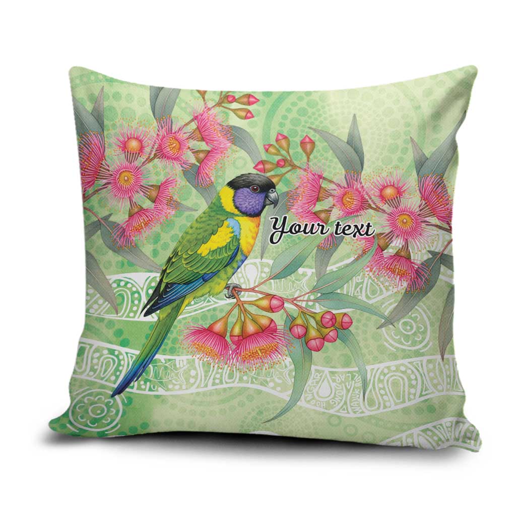 Australian Rainbow Lorikeet and Eucalyptus Pillow Cover Spirit of Aussie Aboriginal Dot Art - Aussie Hoodie