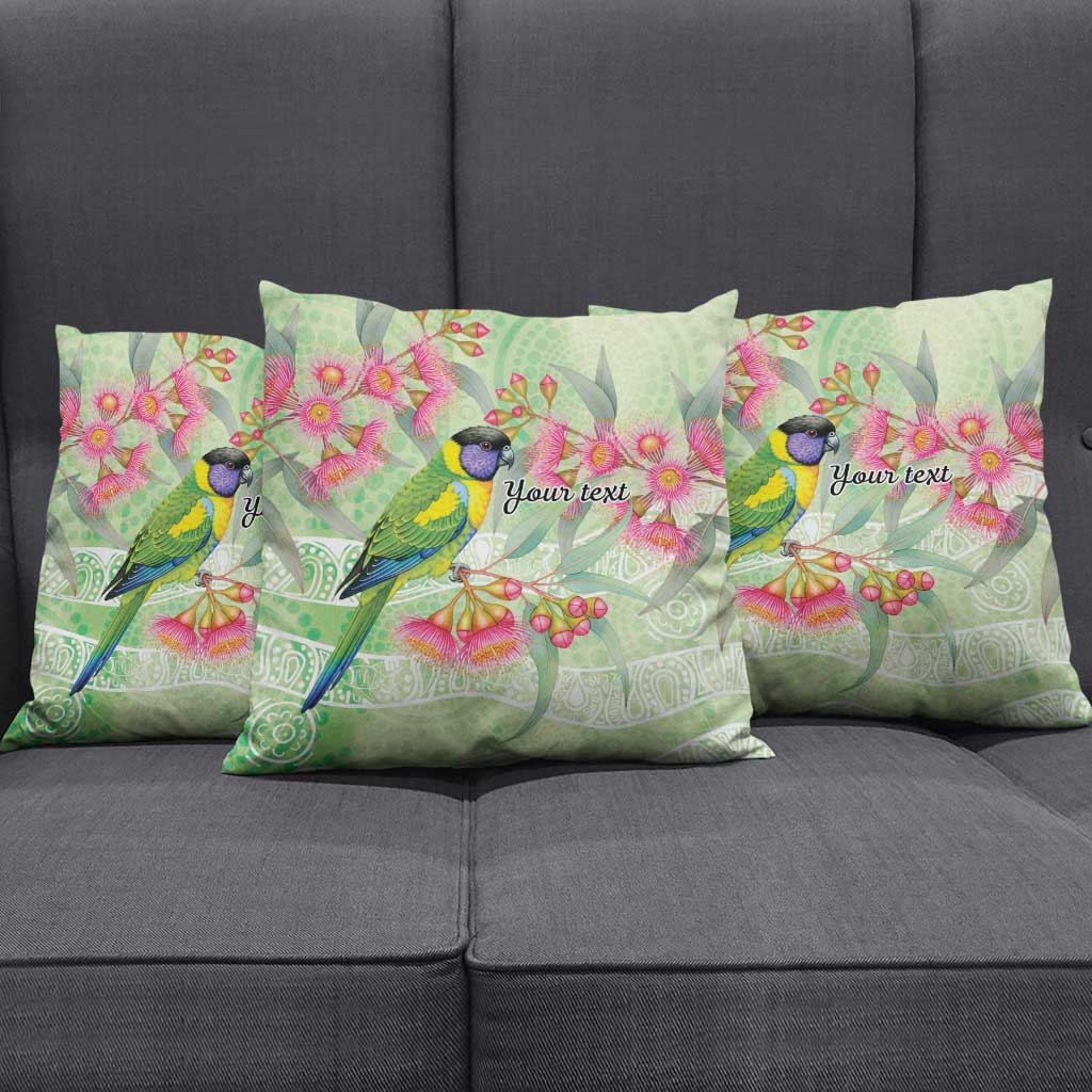 Australian Rainbow Lorikeet and Eucalyptus Pillow Cover Spirit of Aussie Aboriginal Dot Art - Aussie Hoodie