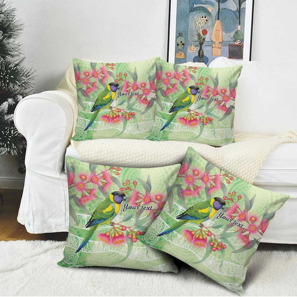 Australian Rainbow Lorikeet and Eucalyptus Pillow Cover Spirit of Aussie Aboriginal Dot Art - Aussie Hoodie
