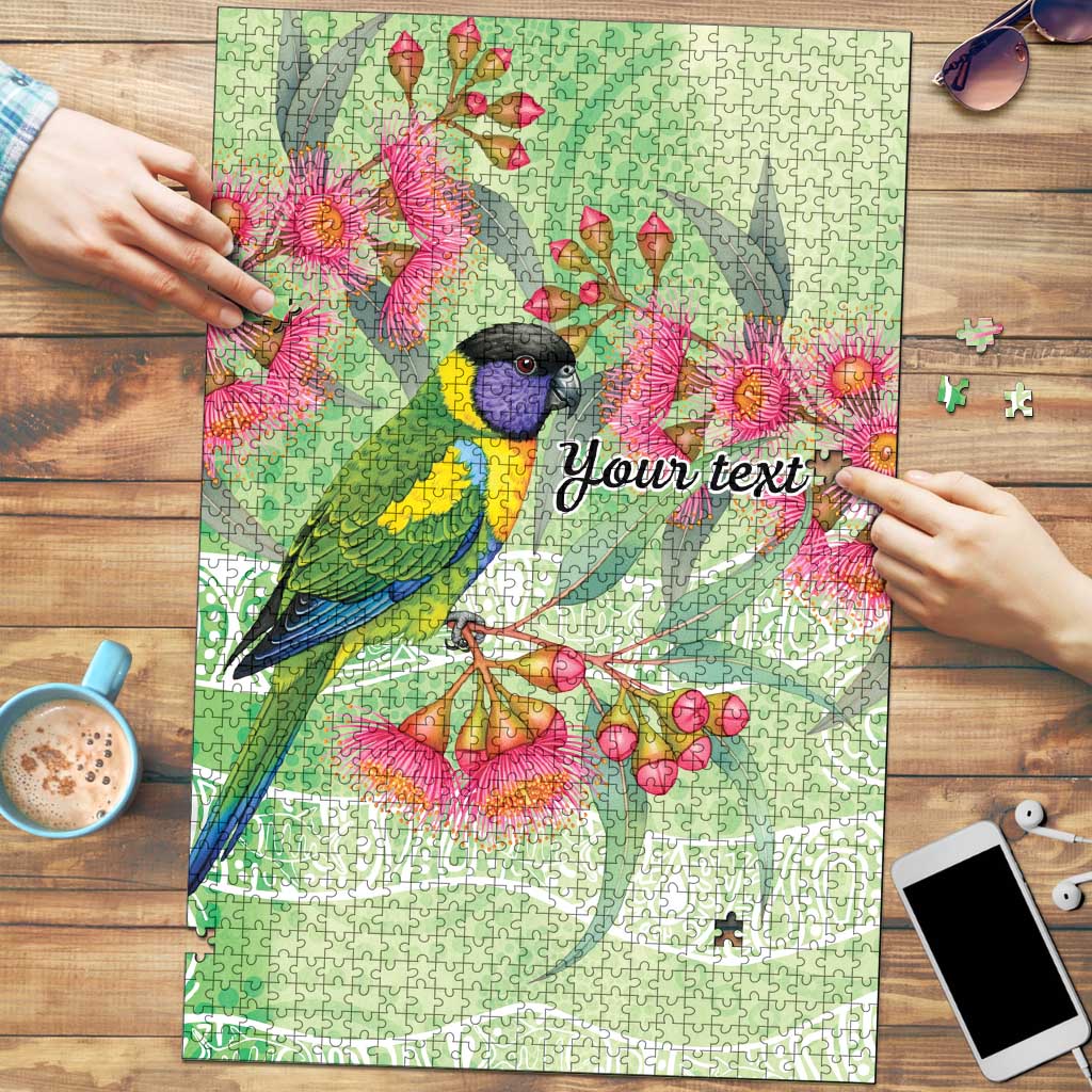 Australian Rainbow Lorikeet and Eucalyptus Puzzle Spirit of Aussie Aboriginal Dot Art - Aussie Hoodie