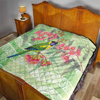 Australian Rainbow Lorikeet and Eucalyptus Quilt Spirit of Aussie Aboriginal Dot Art - Aussie Hoodie