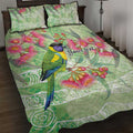 Australian Rainbow Lorikeet and Eucalyptus Quilt Bed Set Spirit of Aussie Aboriginal Dot Art - Aussie Hoodie