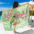 Australian Rainbow Lorikeet and Eucalyptus Sarong Spirit of Aussie Aboriginal Dot Art - Aussie Hoodie