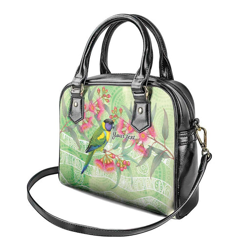 Australian Rainbow Lorikeet and Eucalyptus Shoulder Handbag Spirit of Aussie Aboriginal Dot Art - Aussie Hoodie