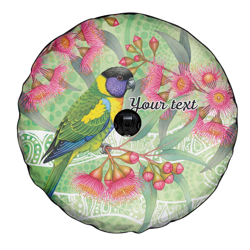Australian Rainbow Lorikeet and Eucalyptus Spare Tire Cover Spirit of Aussie Aboriginal Dot Art - Aussie Hoodie