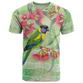 Australian Rainbow Lorikeet and Eucalyptus T Shirt Spirit of Aussie Aboriginal Dot Art - Aussie Hoodie