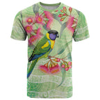 Australian Rainbow Lorikeet and Eucalyptus T Shirt Spirit of Aussie Aboriginal Dot Art - Aussie Hoodie