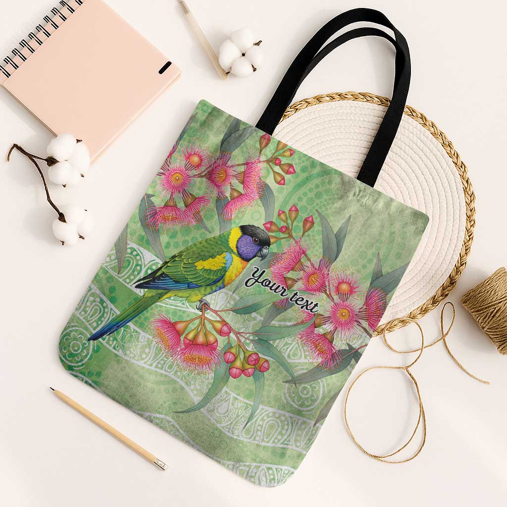 Australian Rainbow Lorikeet and Eucalyptus Tote Bag Spirit of Aussie Aboriginal Dot Art - Aussie Hoodie