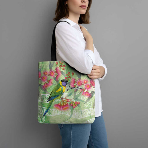 Australian Rainbow Lorikeet and Eucalyptus Tote Bag Spirit of Aussie Aboriginal Dot Art - Aussie Hoodie
