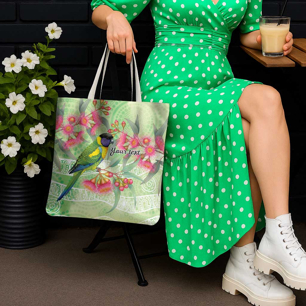 Australian Rainbow Lorikeet and Eucalyptus Tote Bag Spirit of Aussie Aboriginal Dot Art - Aussie Hoodie