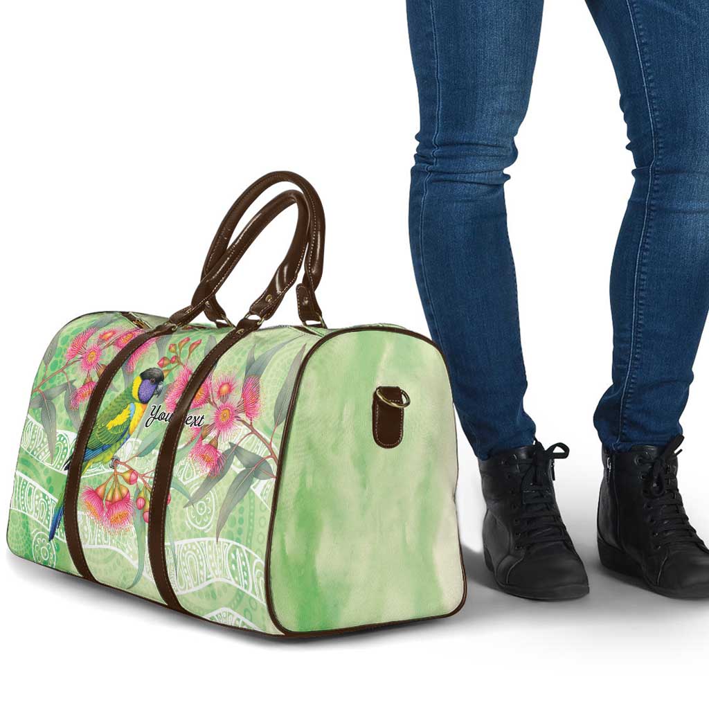 Australian Rainbow Lorikeet and Eucalyptus Travel Bag Spirit of Aussie Aboriginal Dot Art - Aussie Hoodie