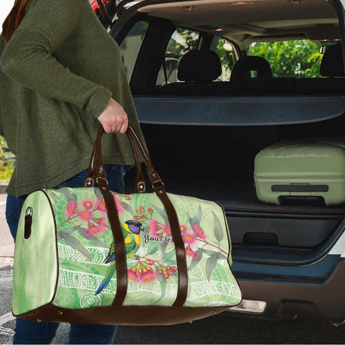 Australian Rainbow Lorikeet and Eucalyptus Travel Bag Spirit of Aussie Aboriginal Dot Art - Aussie Hoodie