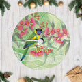 Australian Rainbow Lorikeet and Eucalyptus Tree Skirt Spirit of Aussie Aboriginal Dot Art - Aussie Hoodie