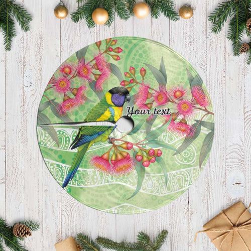 Australian Rainbow Lorikeet and Eucalyptus Tree Skirt Spirit of Aussie Aboriginal Dot Art - Aussie Hoodie